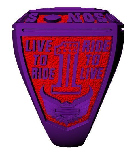 mens ring harley-davidson  3D print model_10