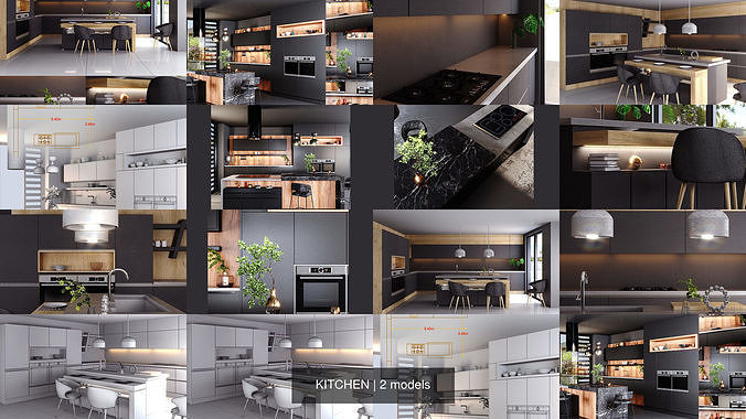 KITCHEN for sims 3D Model Collection
