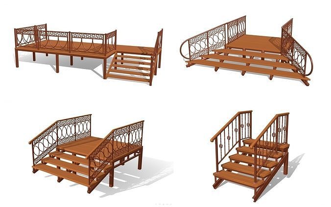 Porch 3D Model Collection