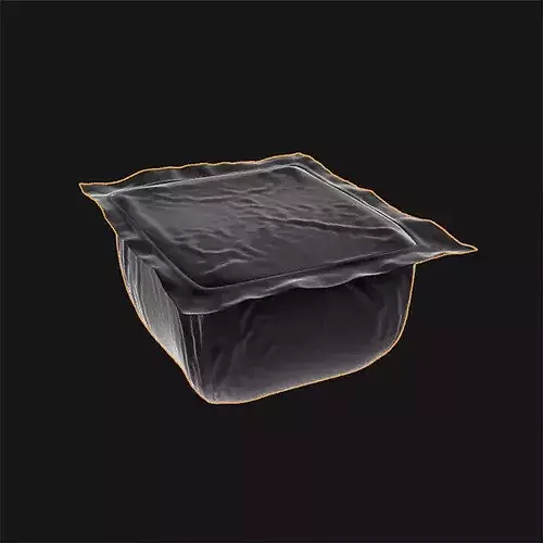 Package Of Bacon 1 3D model 5