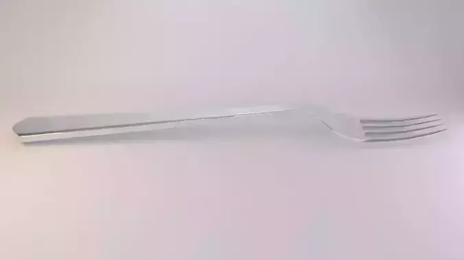 Kitchen Fork and Spoon Package  Low-poly 3D model