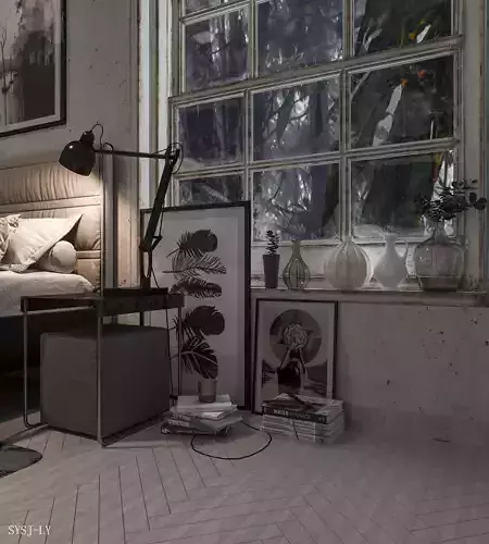 In the bedroom of the forest