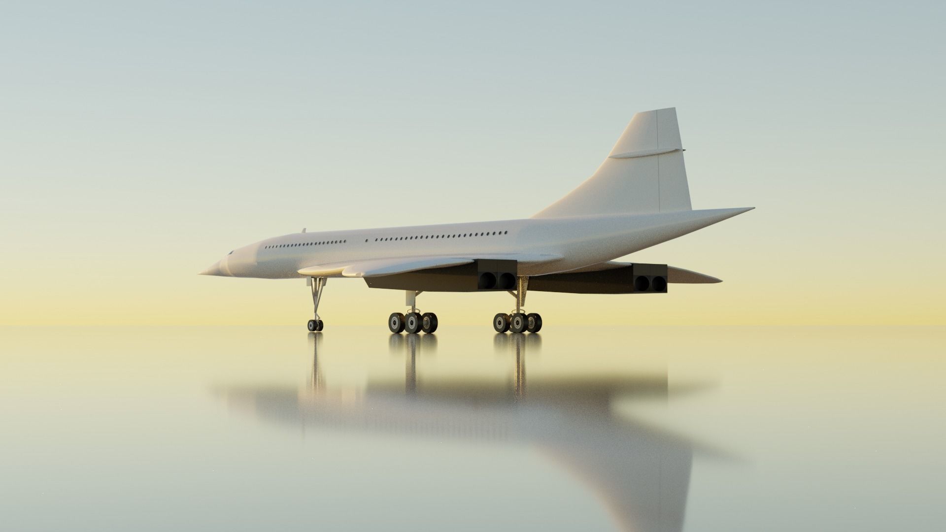 Aerospatiale BAC Concorde 3D model_2