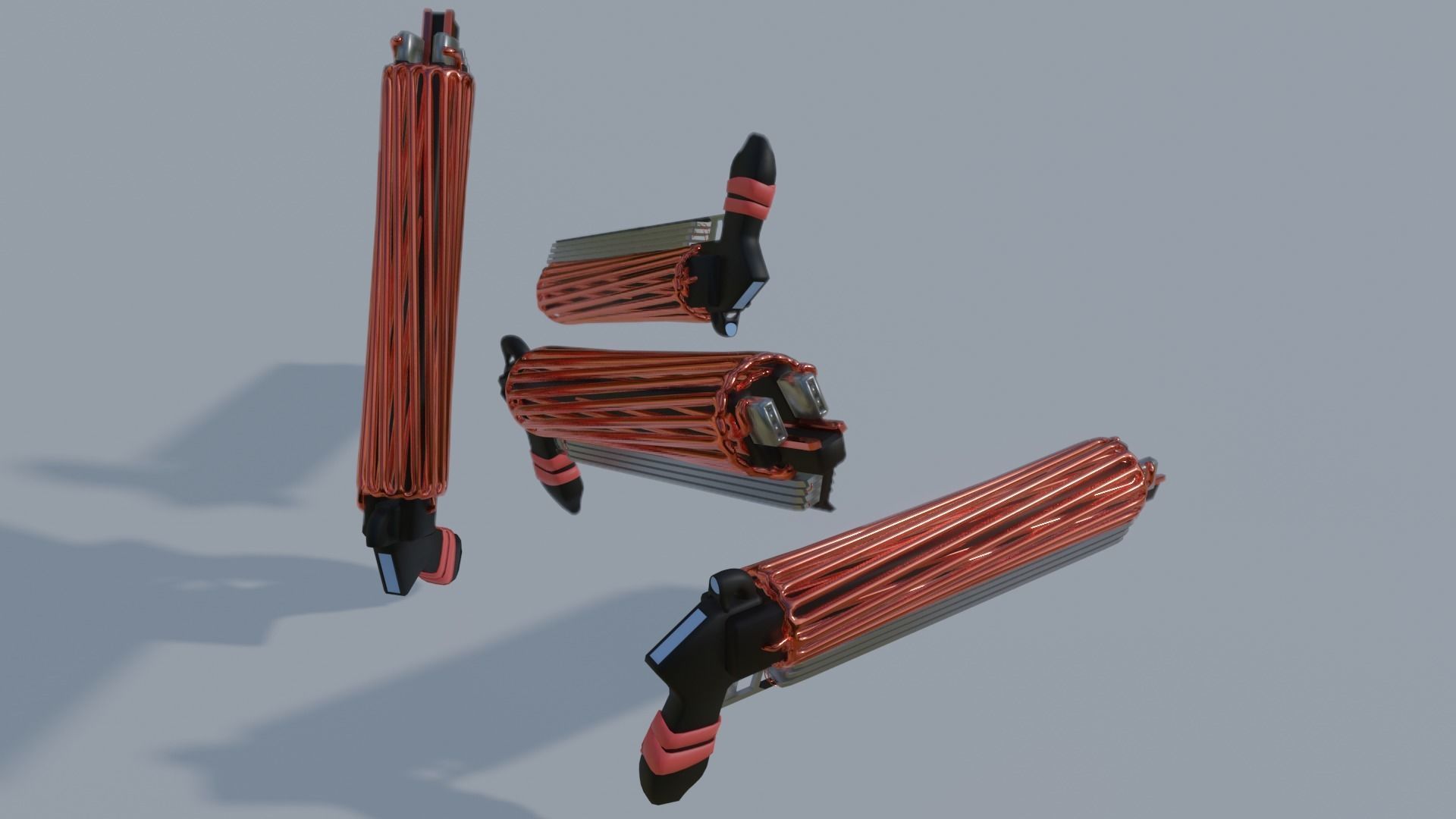 Electromagnetic Gun 3D model_1