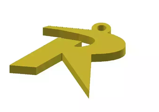 simple robin keychain for kids