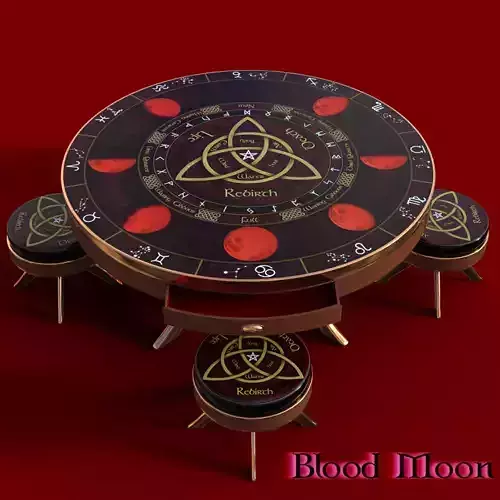 Wicca Table 3D model