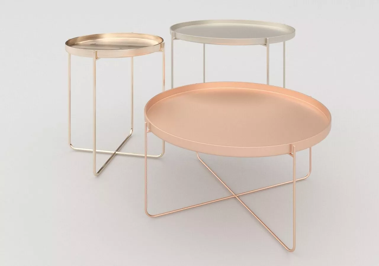 Habibi Side Table Free 3D model