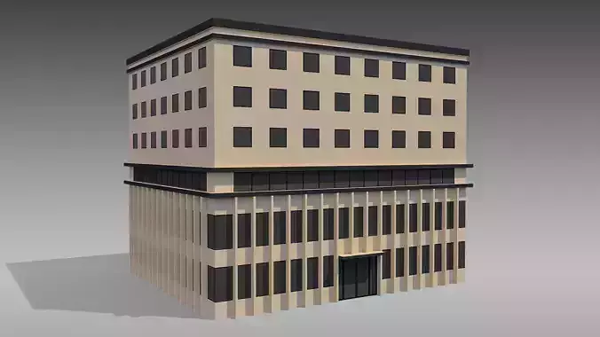 Commercial Building 001 3D model