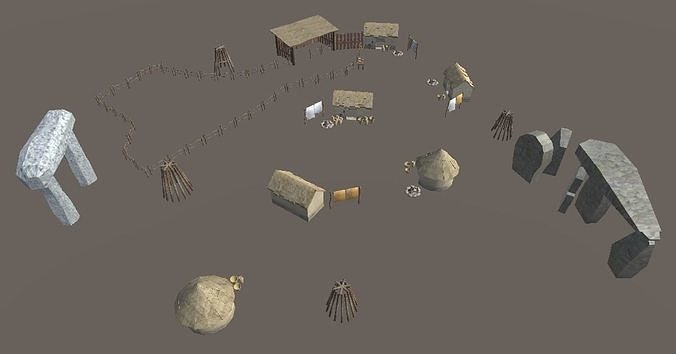 primitive package 3D model