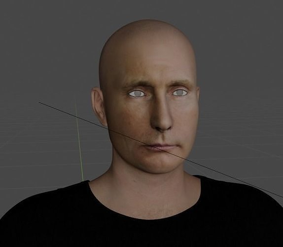 Putin 3D model