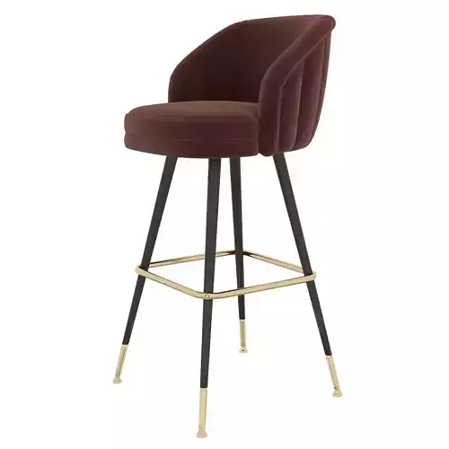 Deer Spring Bar Stool 3d model Low-poly 3D model