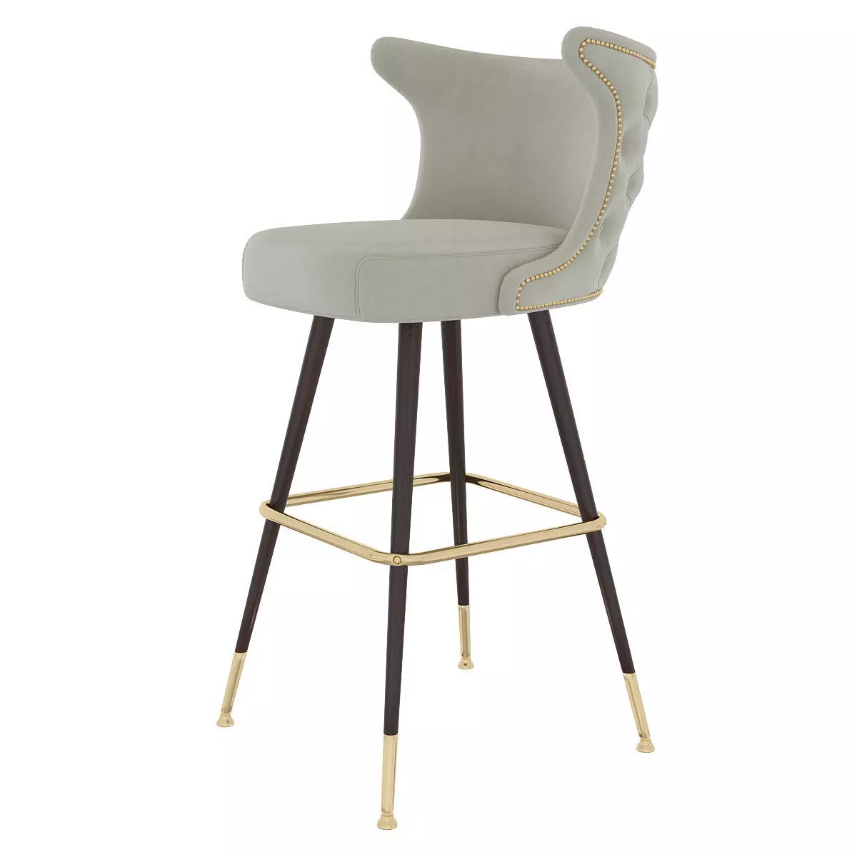 Deer Spring Bar Stool 3d model Low-poly 3D model