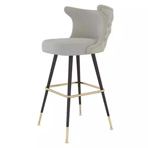 Deer Spring Bar Stool 3d model Low-poly 3D model