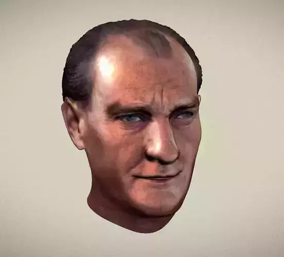 Mustafa Kemal Ataturk Face 3D model
