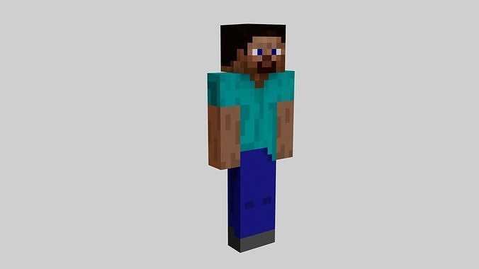 3D Minecraft Player Model Low-poly 3D model