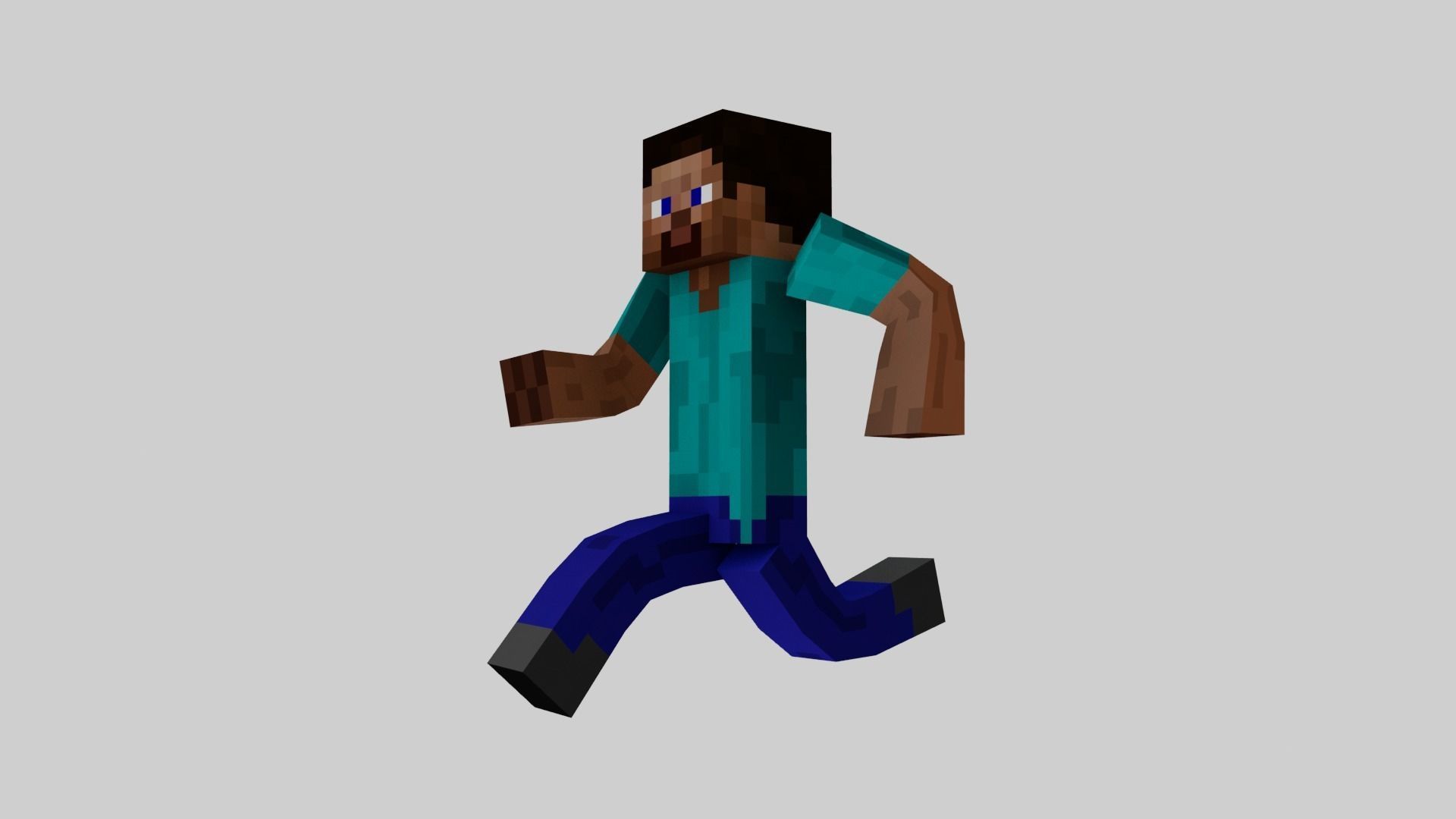 3D Minecraft Player Model Low-poly 3D model_4