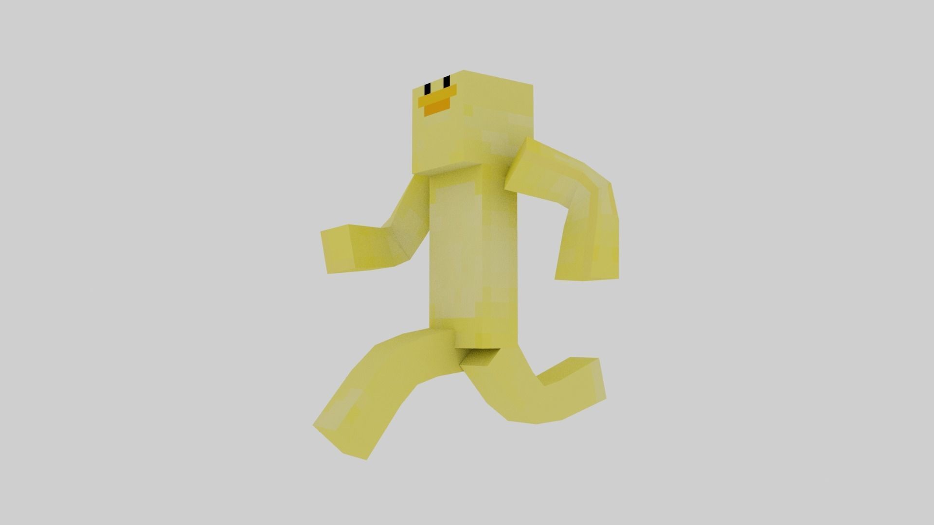 3D Minecraft Player Model Low-poly 3D model_3