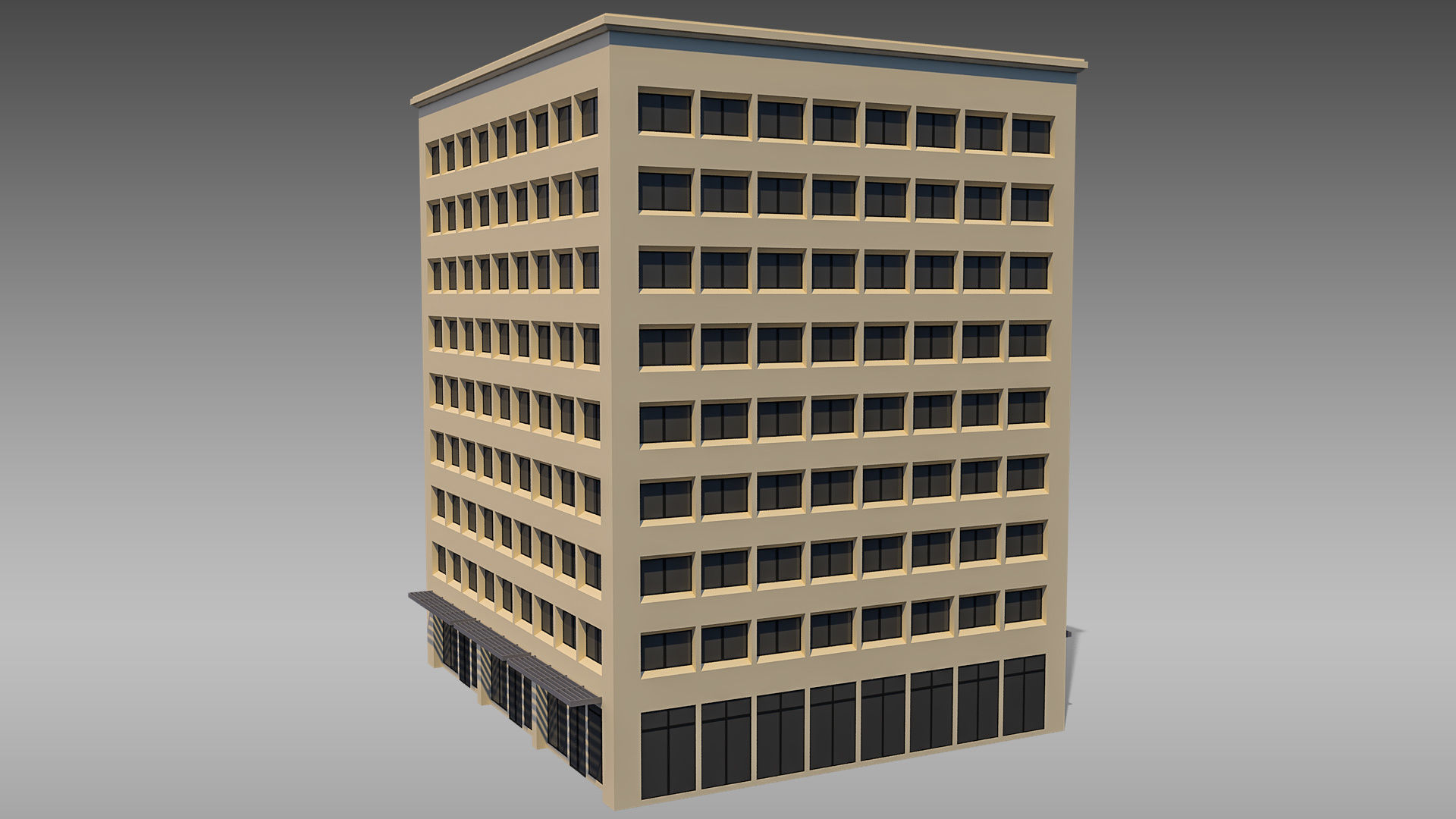 Commercial Building 003 3D model_5