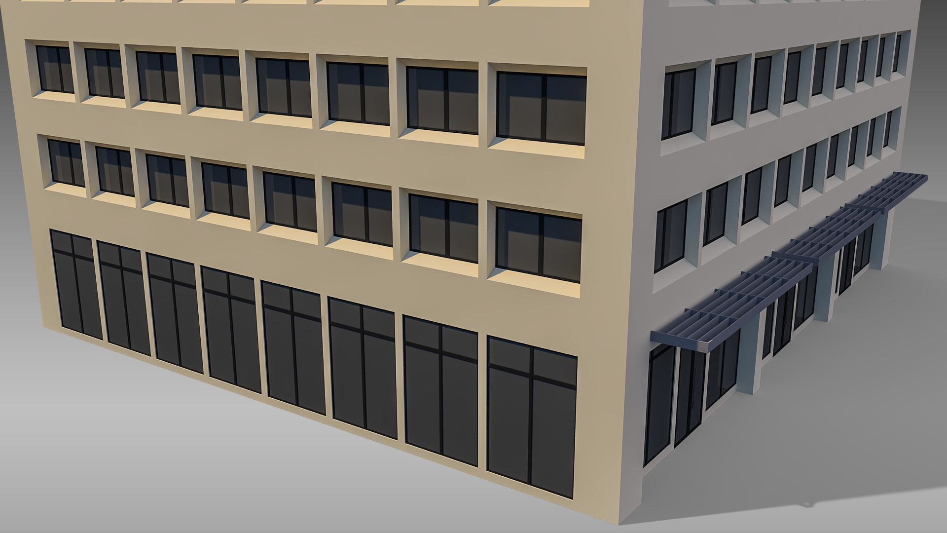Commercial Building 003 3D model_8