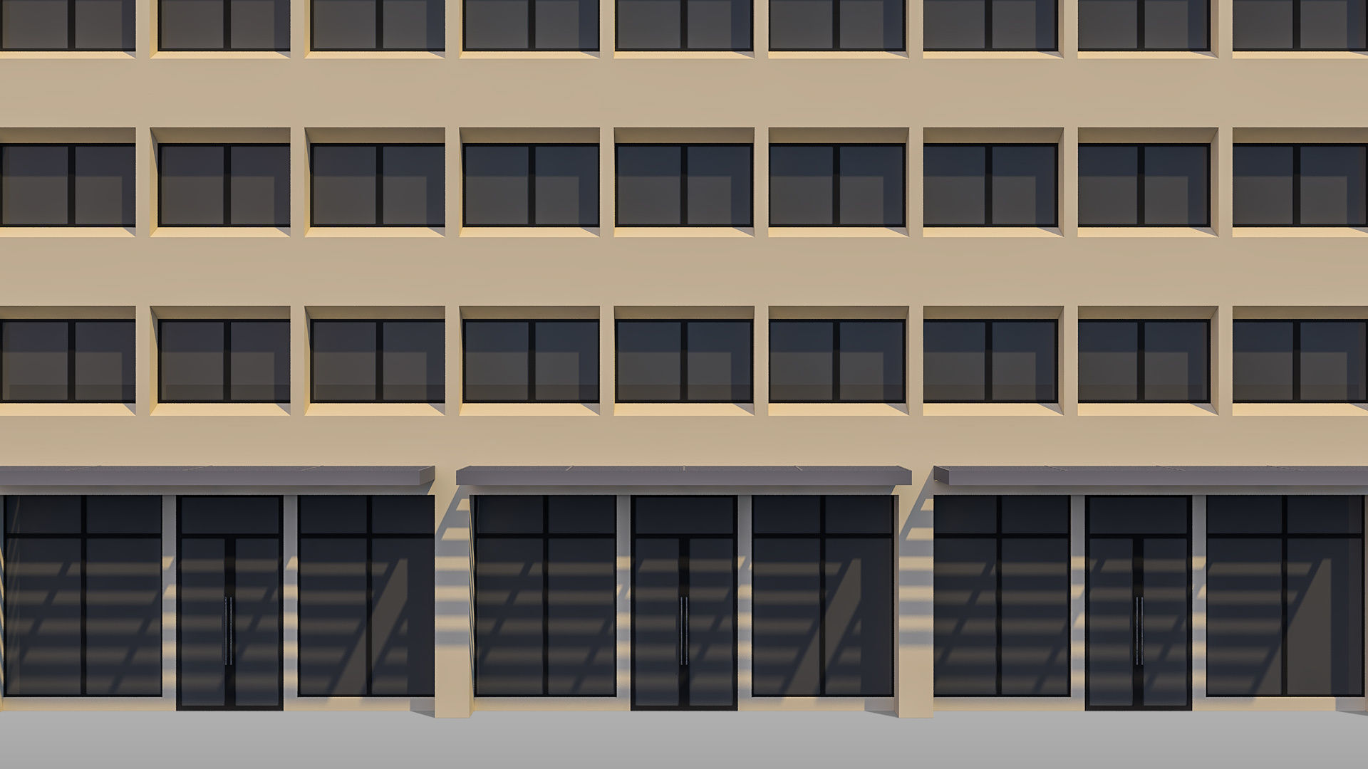 Commercial Building 003 3D model_7