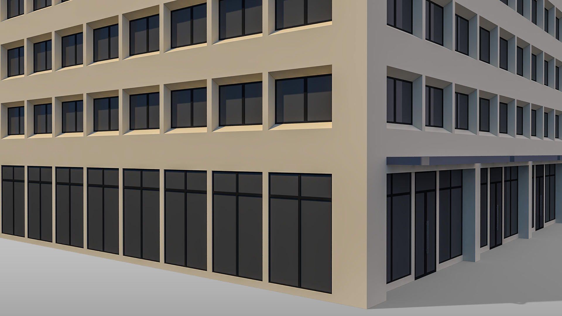 Commercial Building 003 3D model_6