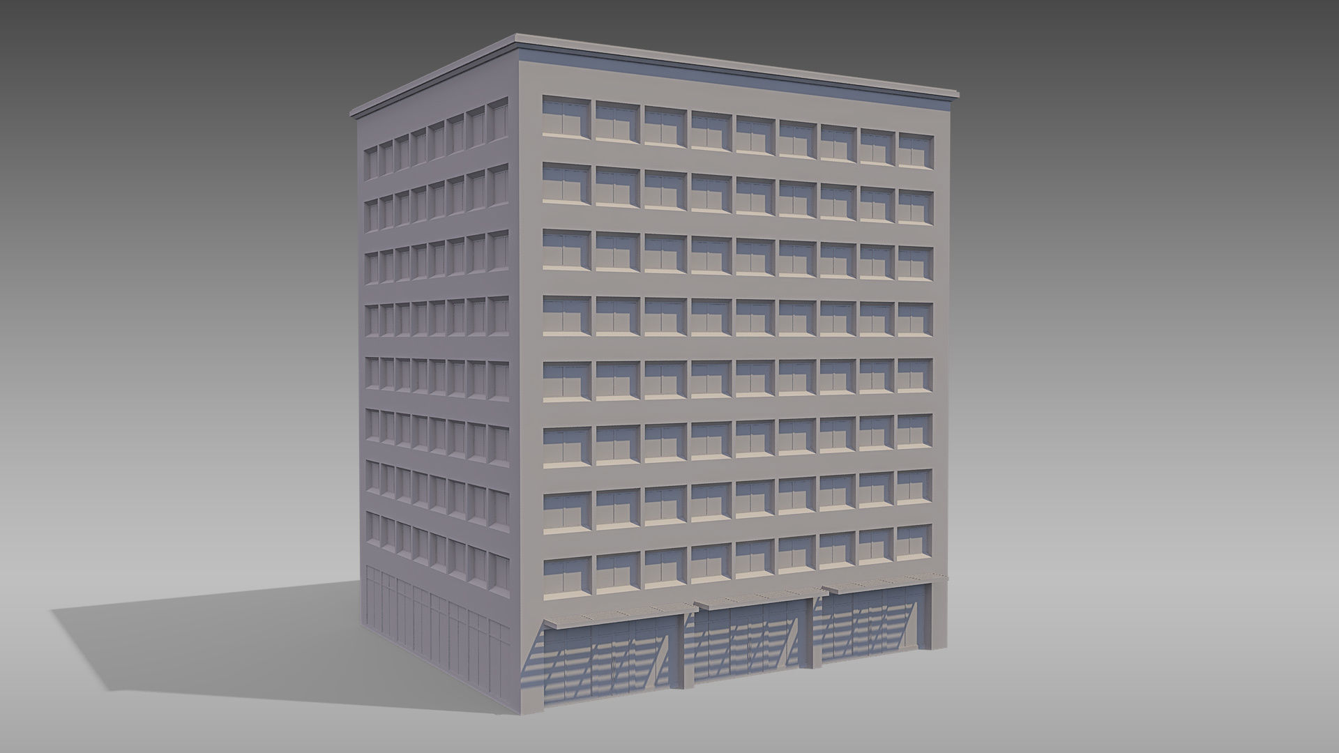 Commercial Building 003 3D model_9
