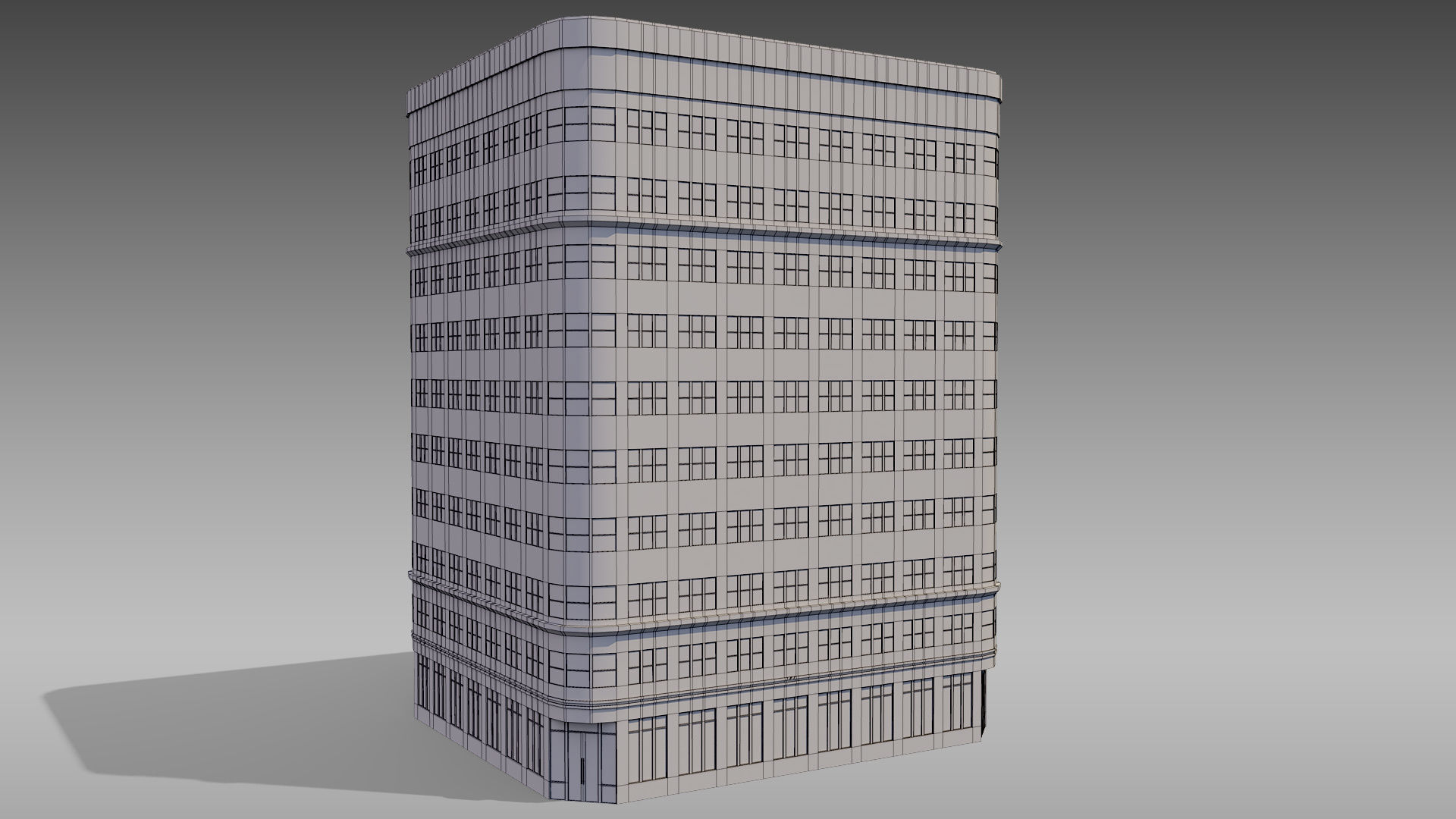 Commercial Building 004 3D model_10