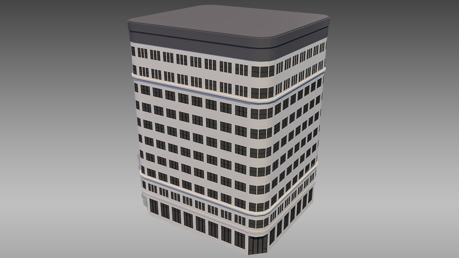 Commercial Building 004 3D model_1