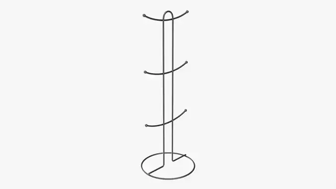 Six mug kitchen stand