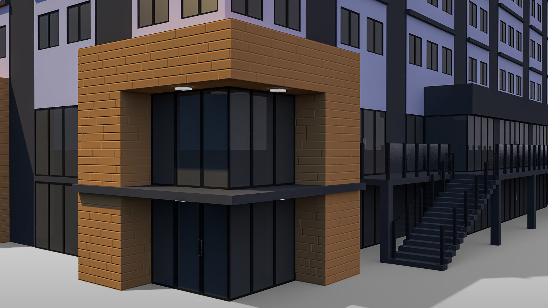 Commercial Building 006 3D model_6