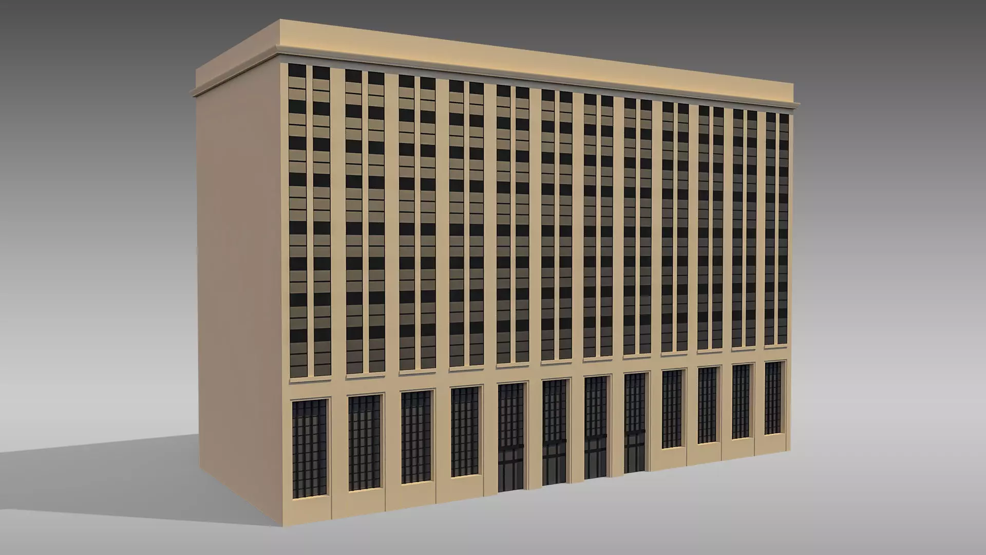 Commercial Building 007 3D model_0