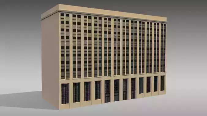 Commercial Building 007 3D model