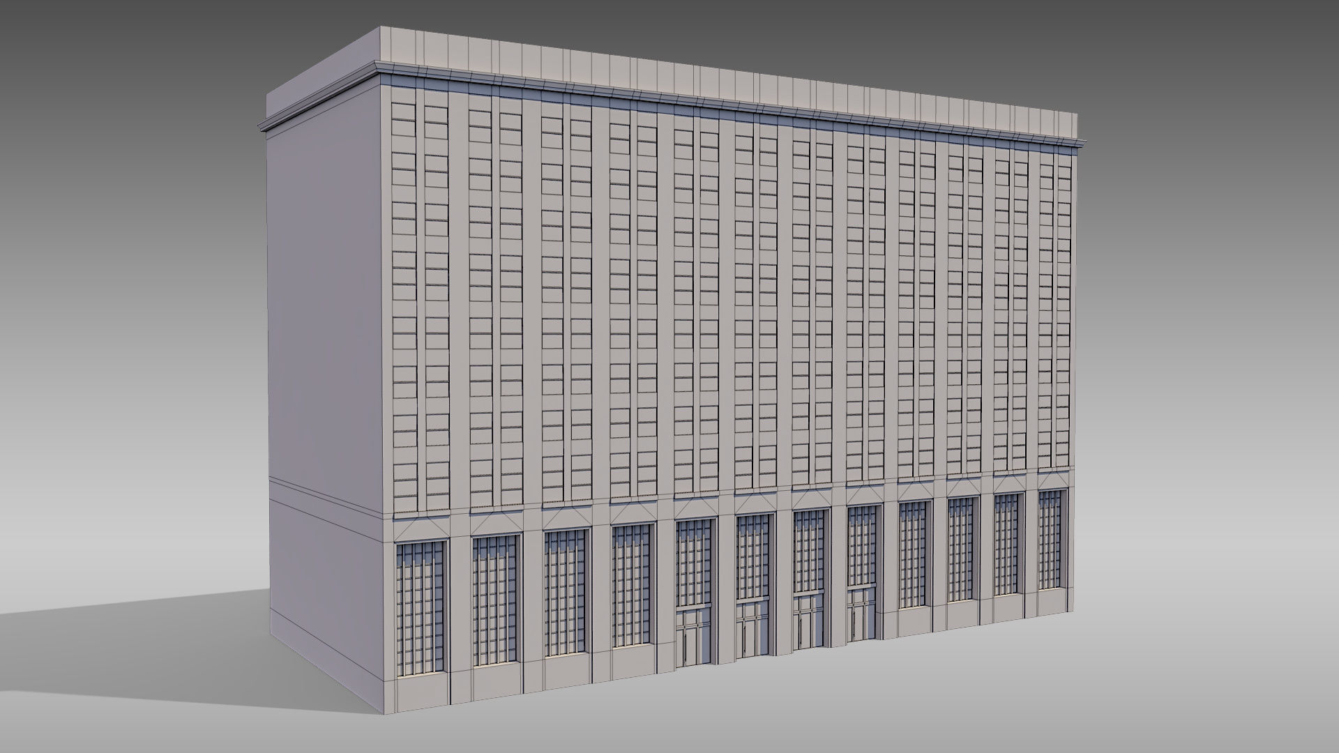 Commercial Building 007 3D model_10
