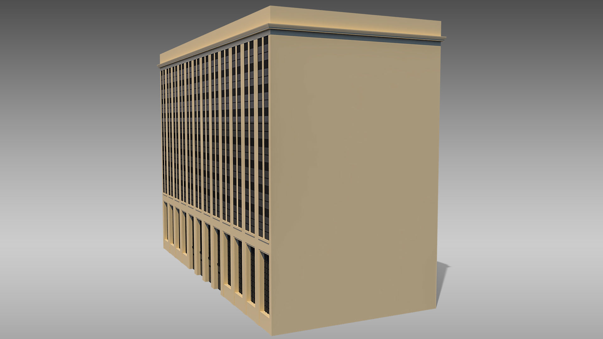 Commercial Building 007 3D model_5