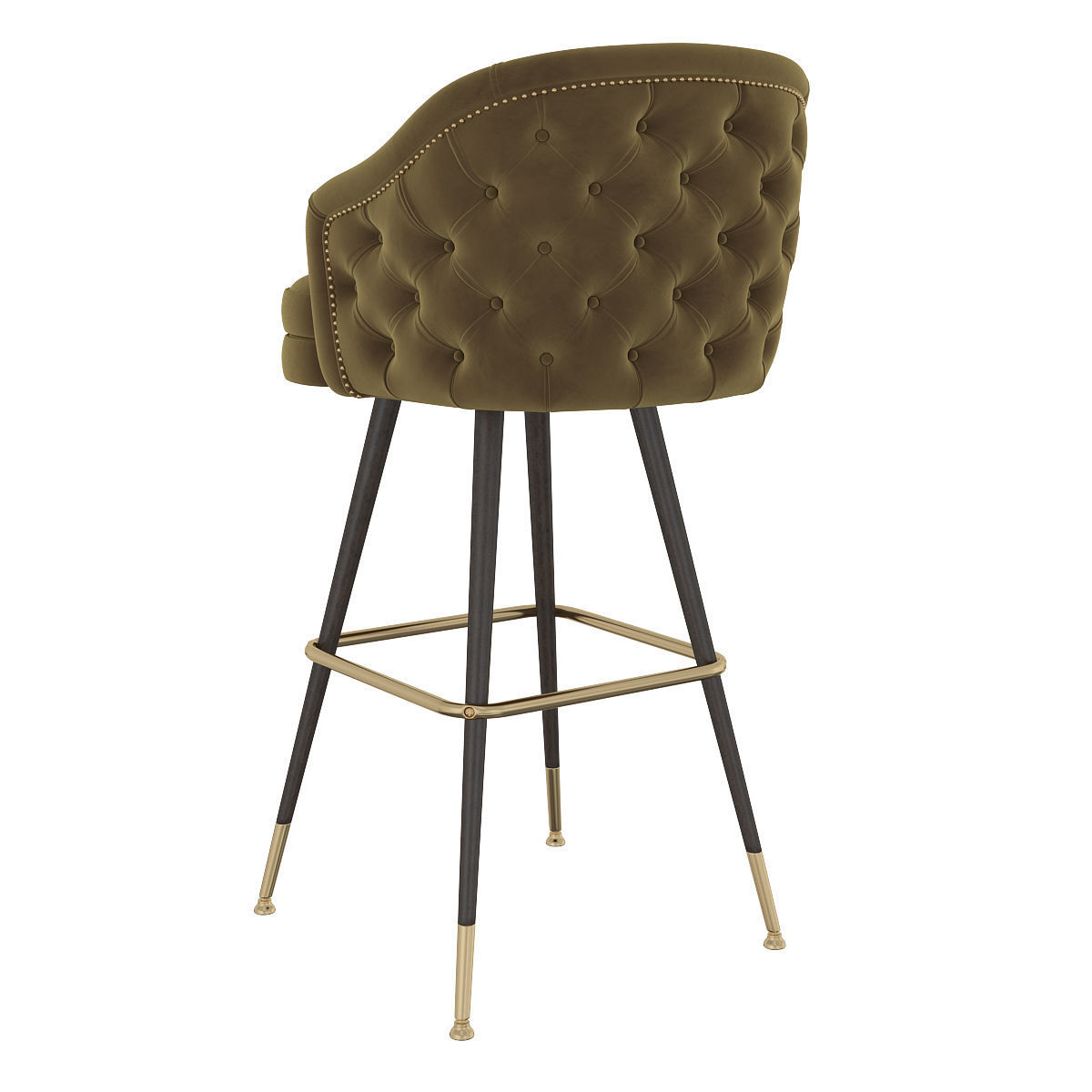 Deer Spring Bar Stool 3d model Low-poly 3D model_6