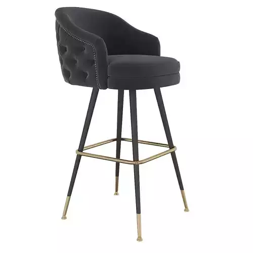 Deer Spring Bar Stool 3d model Low-poly 3D model