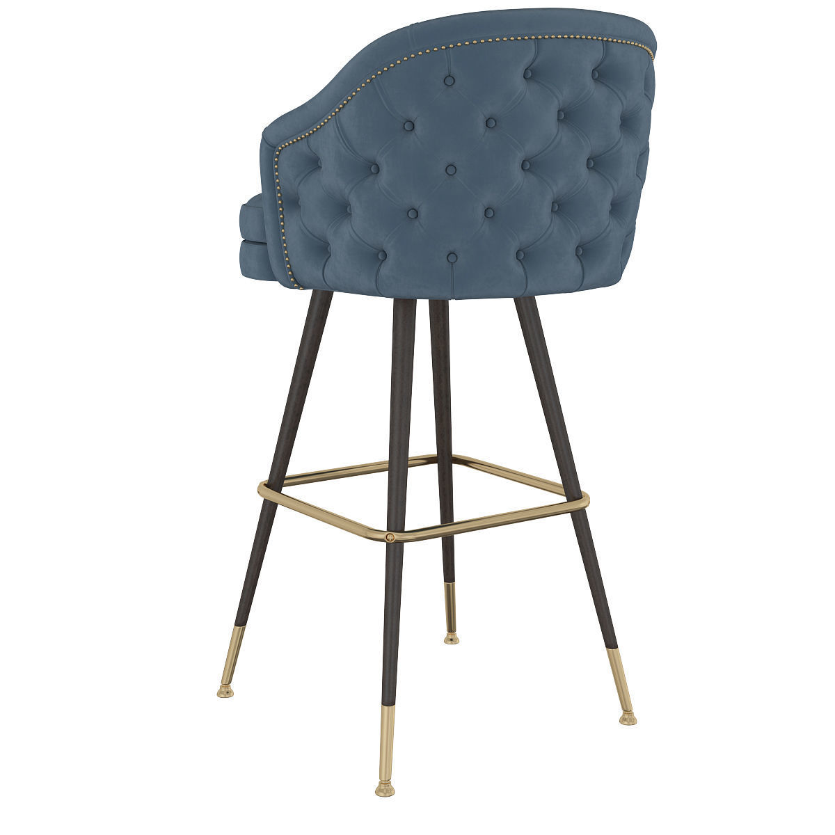 Deer Spring Bar Stool 3d model Low-poly 3D model_4
