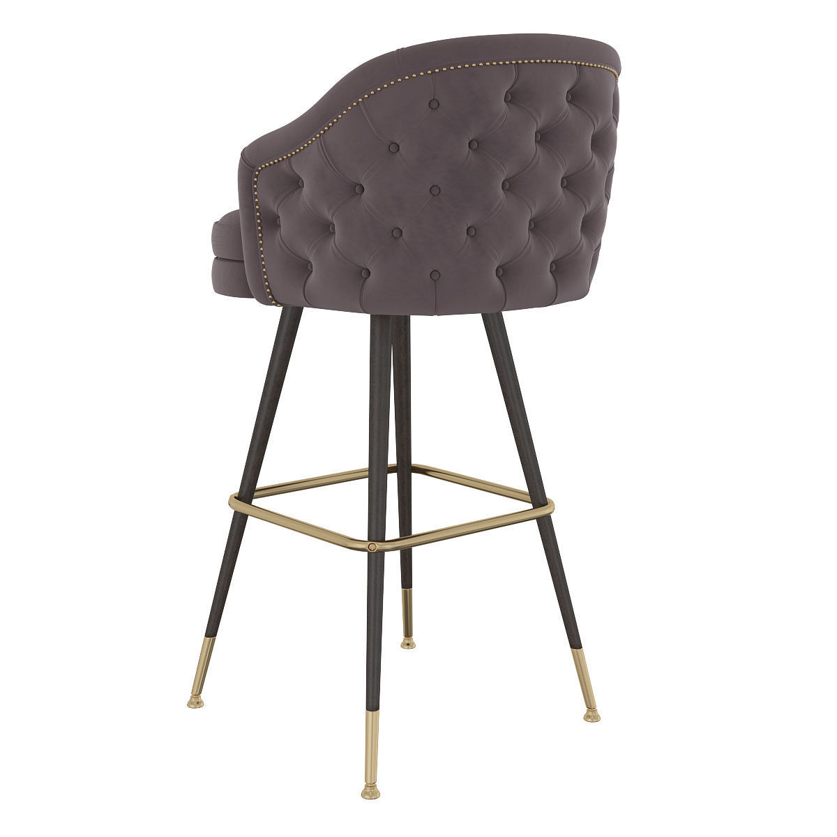 Deer Spring Bar Stool 3d model Low-poly 3D model_7
