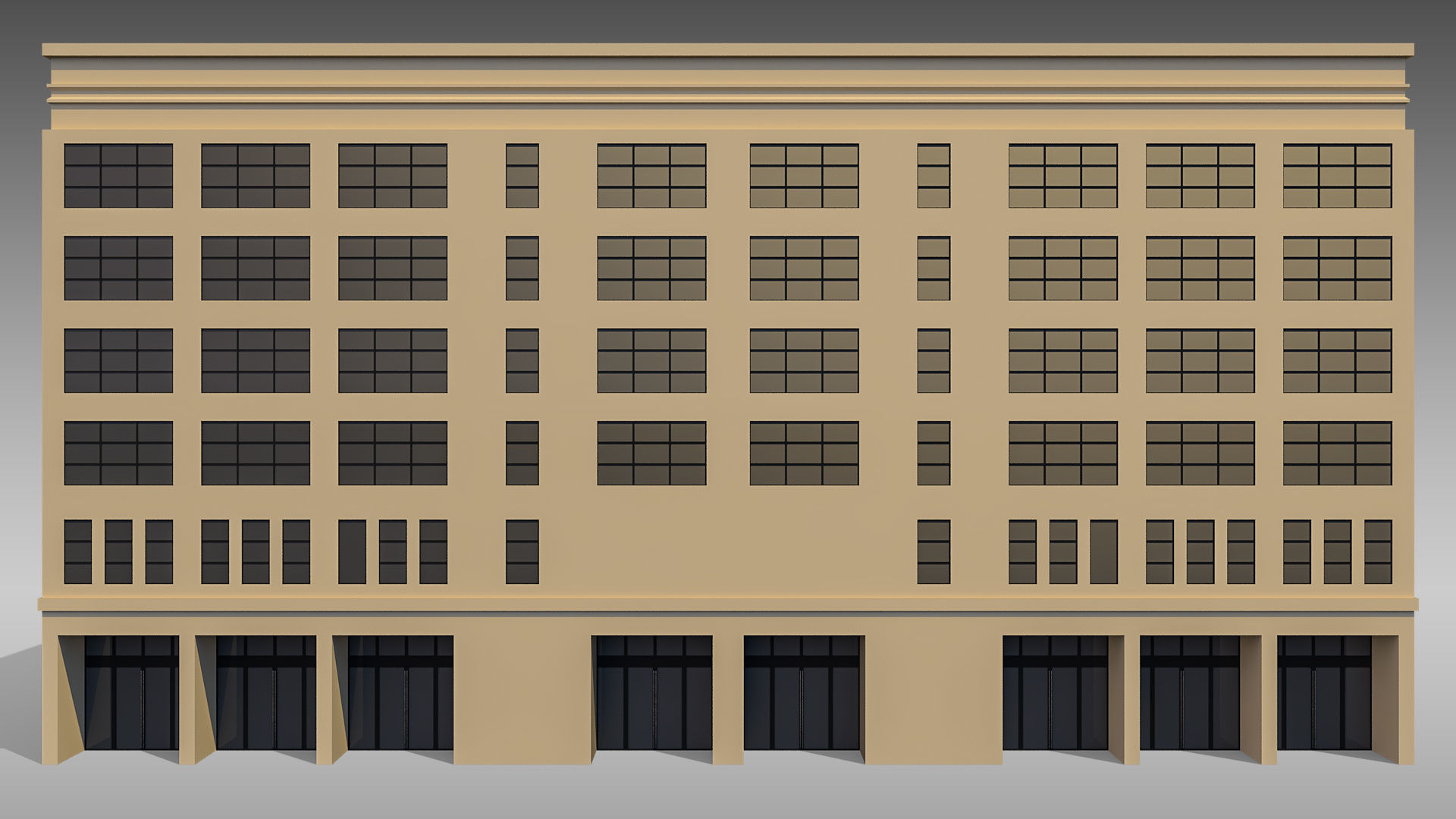 Commercial Building 008 3D model_7