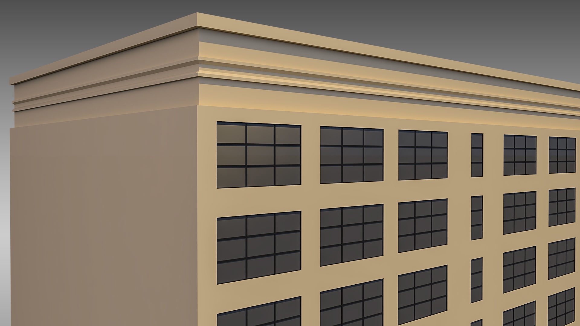 Commercial Building 008 3D model_2
