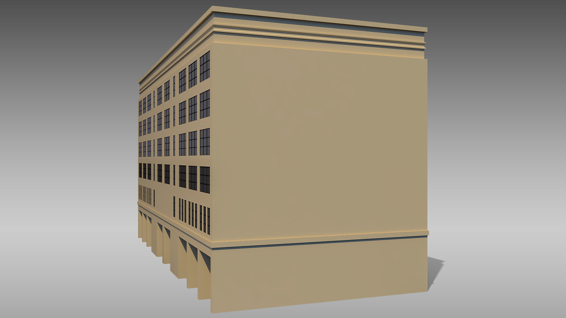 Commercial Building 008 3D model_5