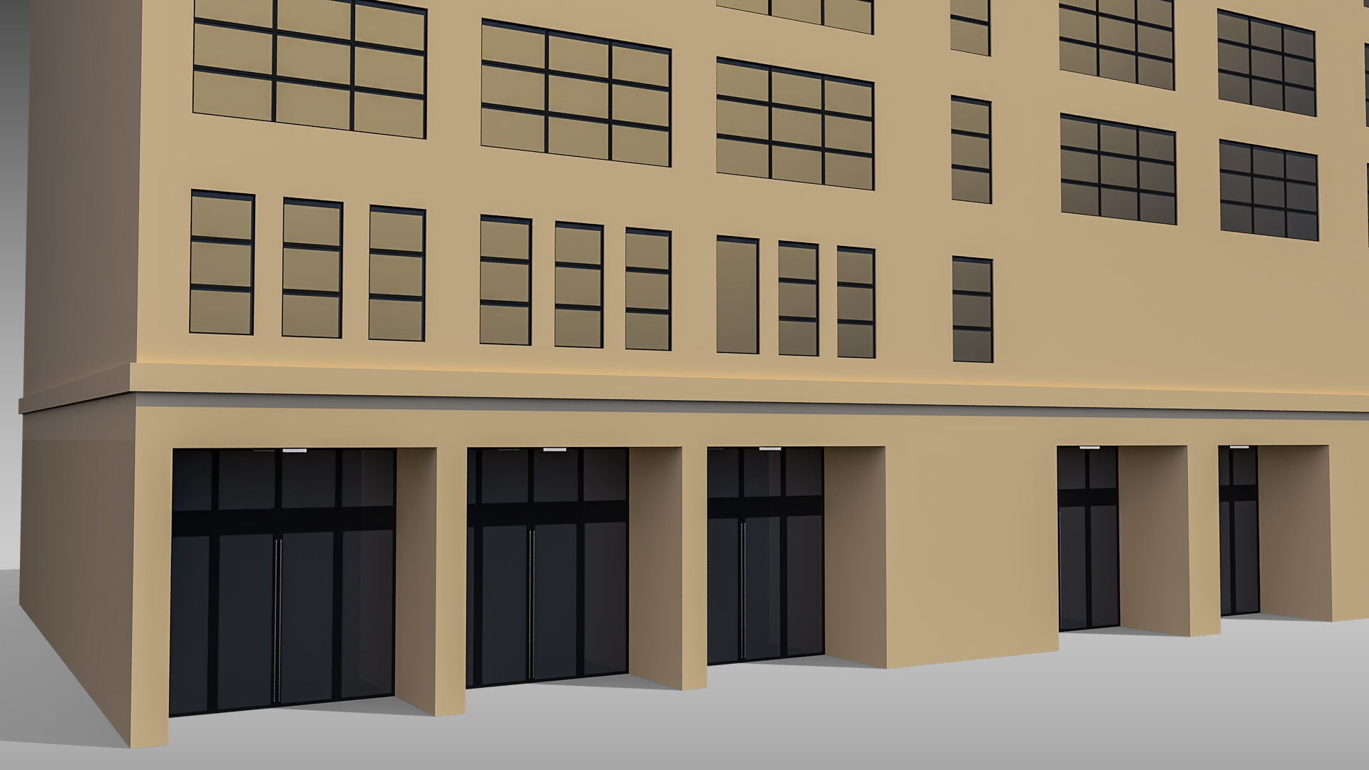 Commercial Building 008 3D model_3