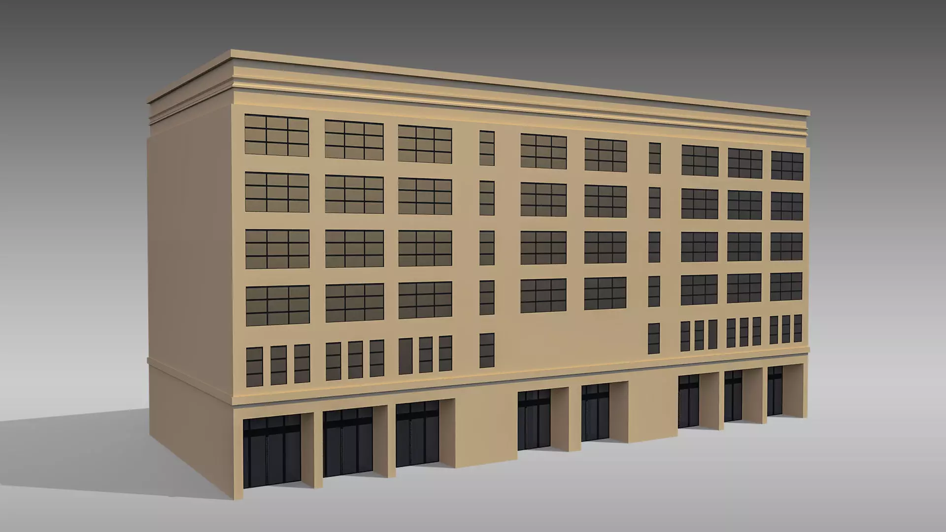 Commercial Building 008 3D model_0