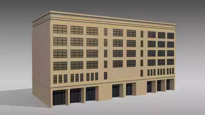 Commercial Building 008 3D model