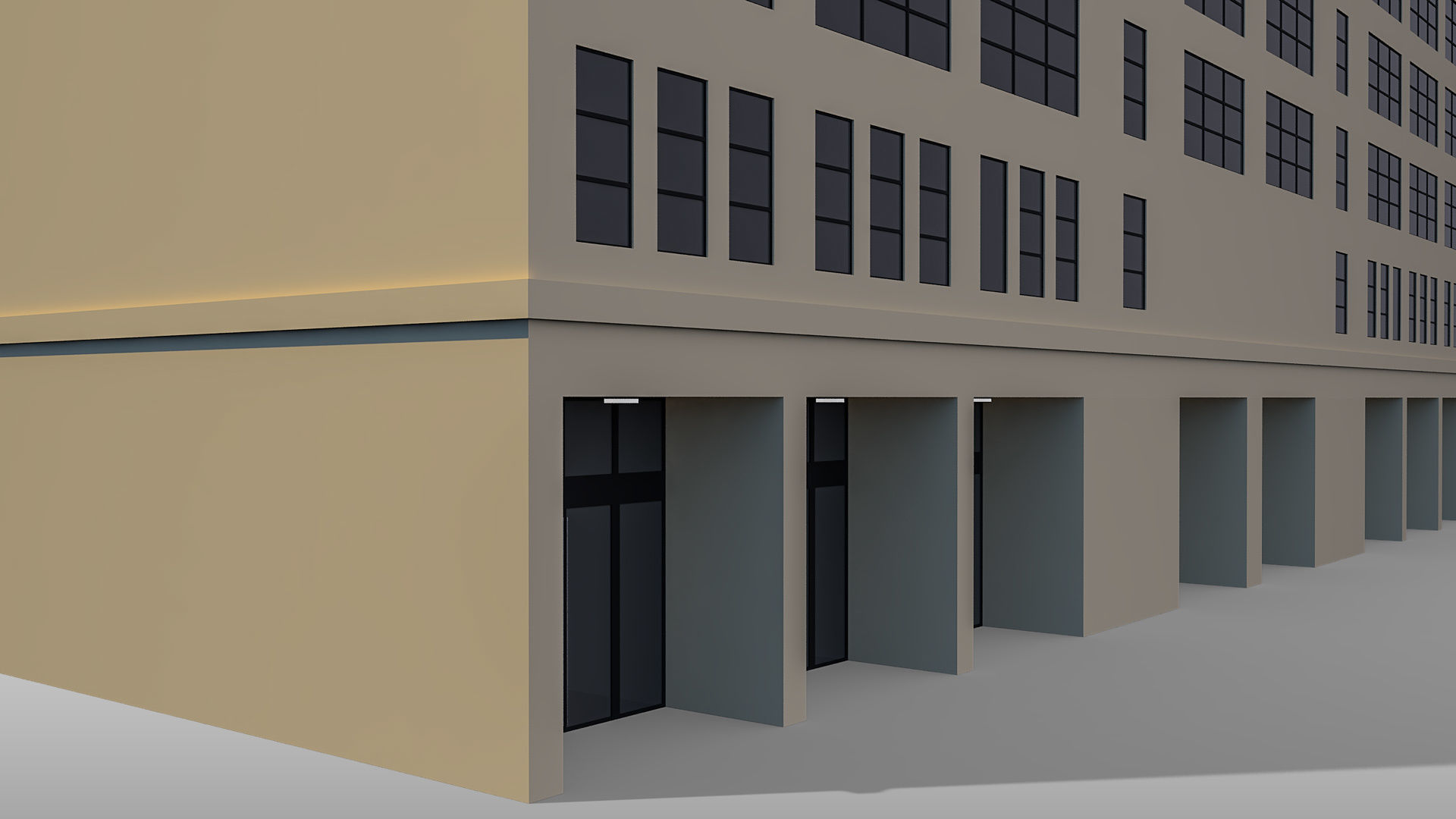 Commercial Building 008 3D model_6