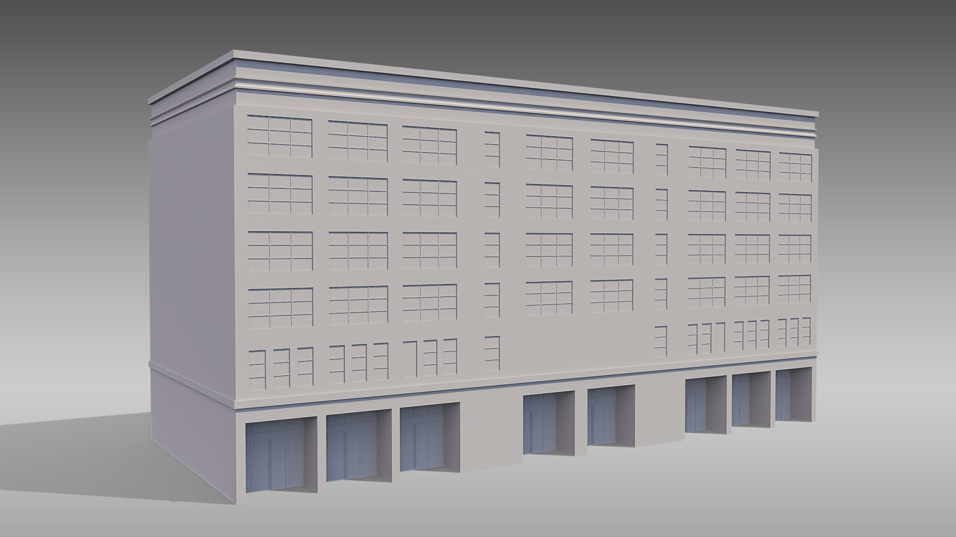 Commercial Building 008 3D model_9