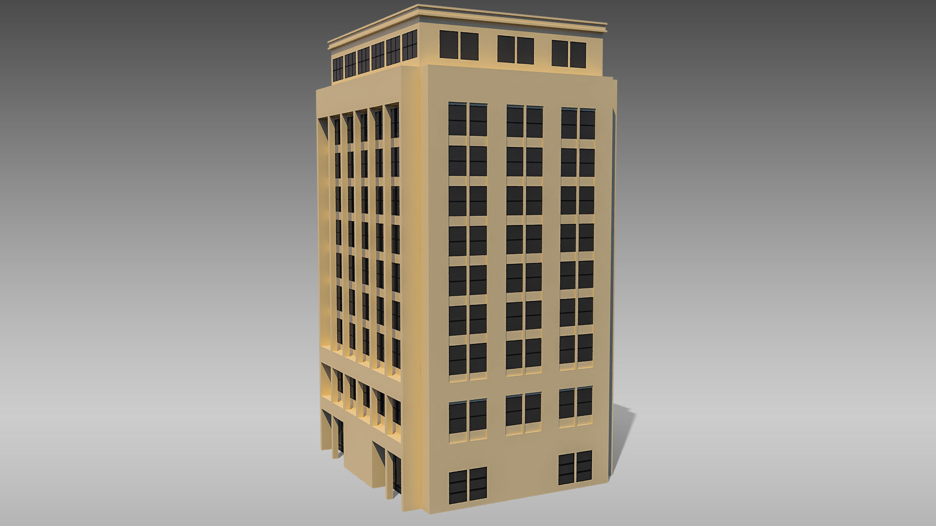 Commercial Building 009 3D model_5