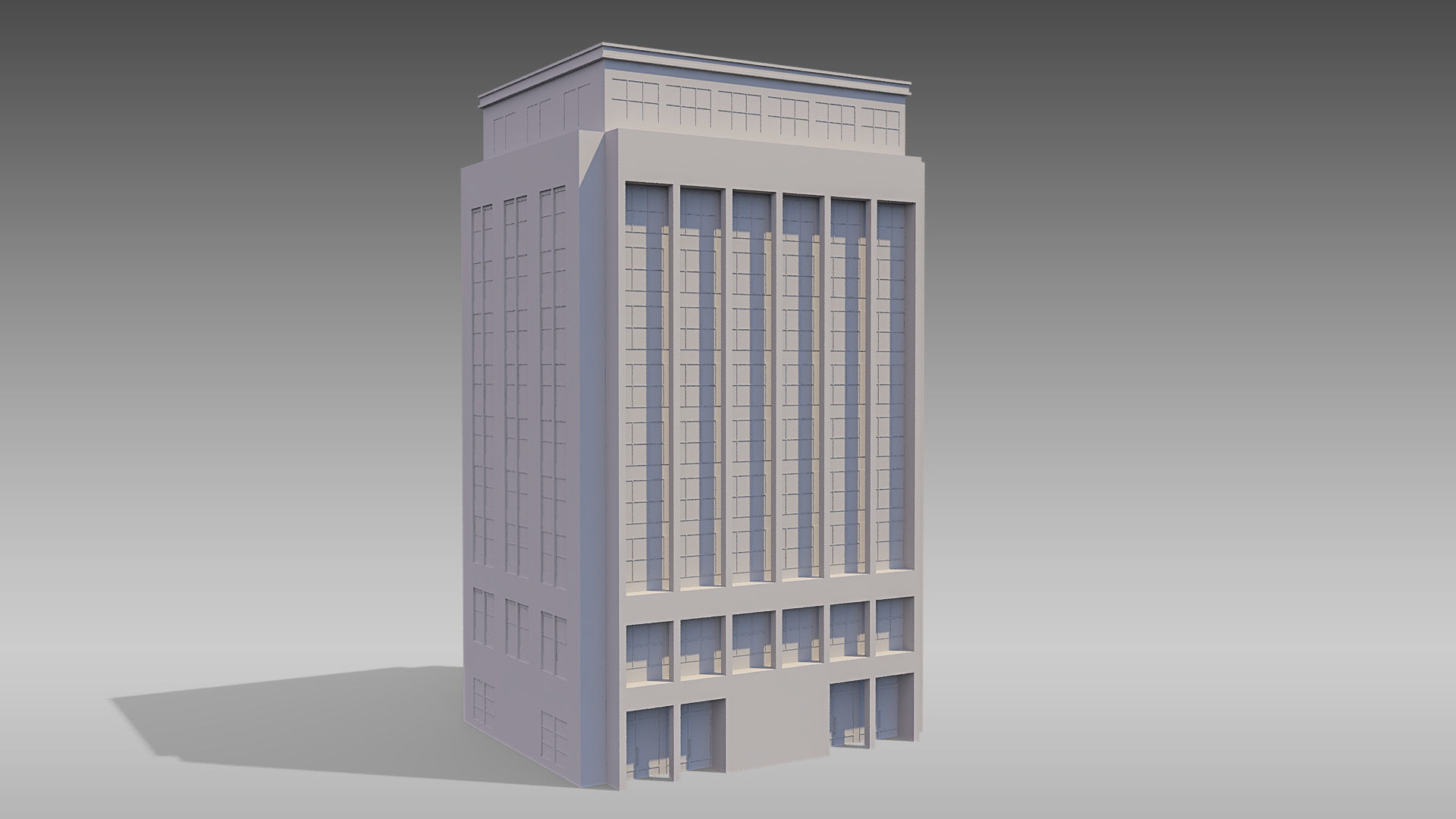 Commercial Building 009 3D model_9