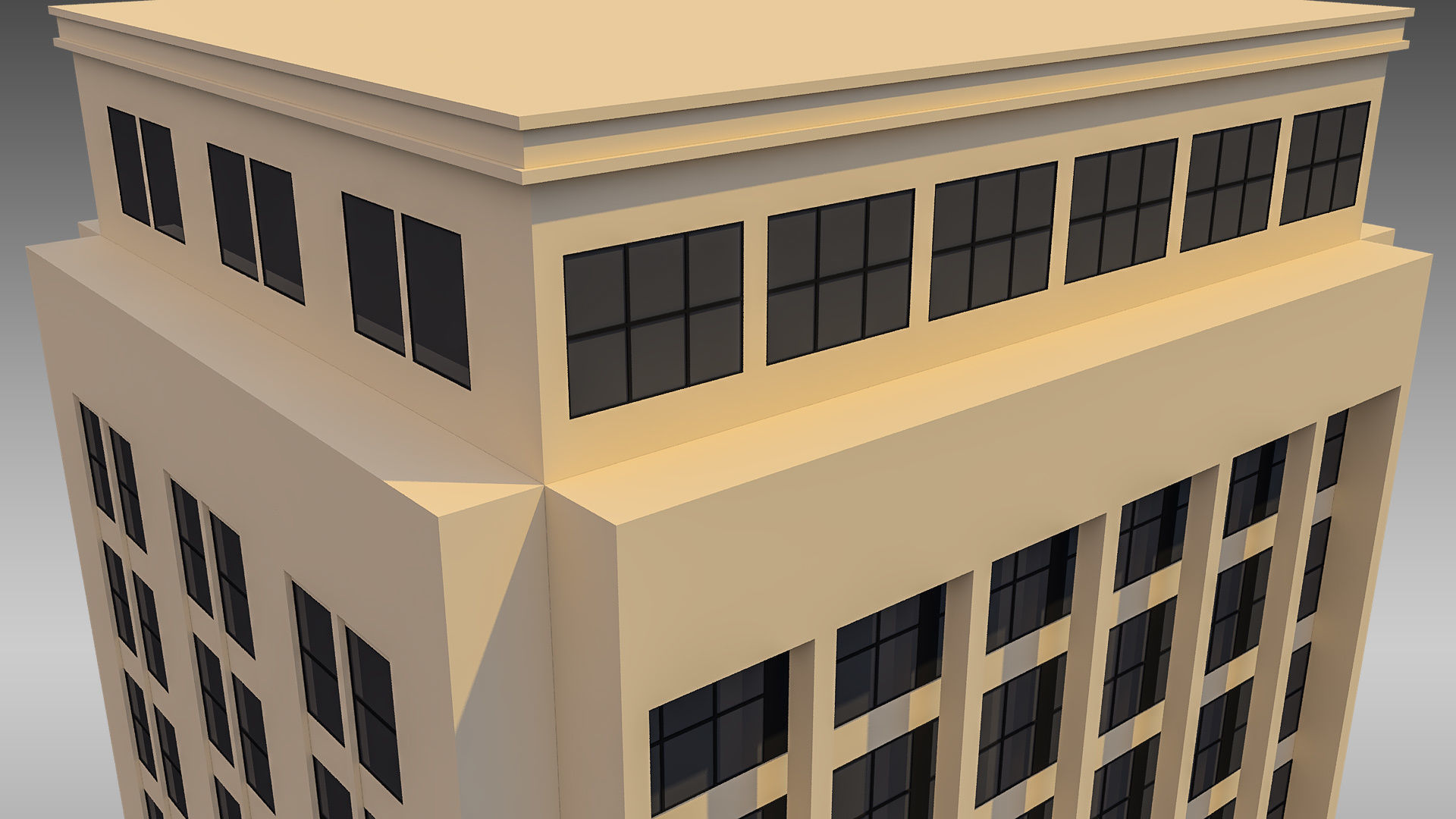 Commercial Building 009 3D model_2