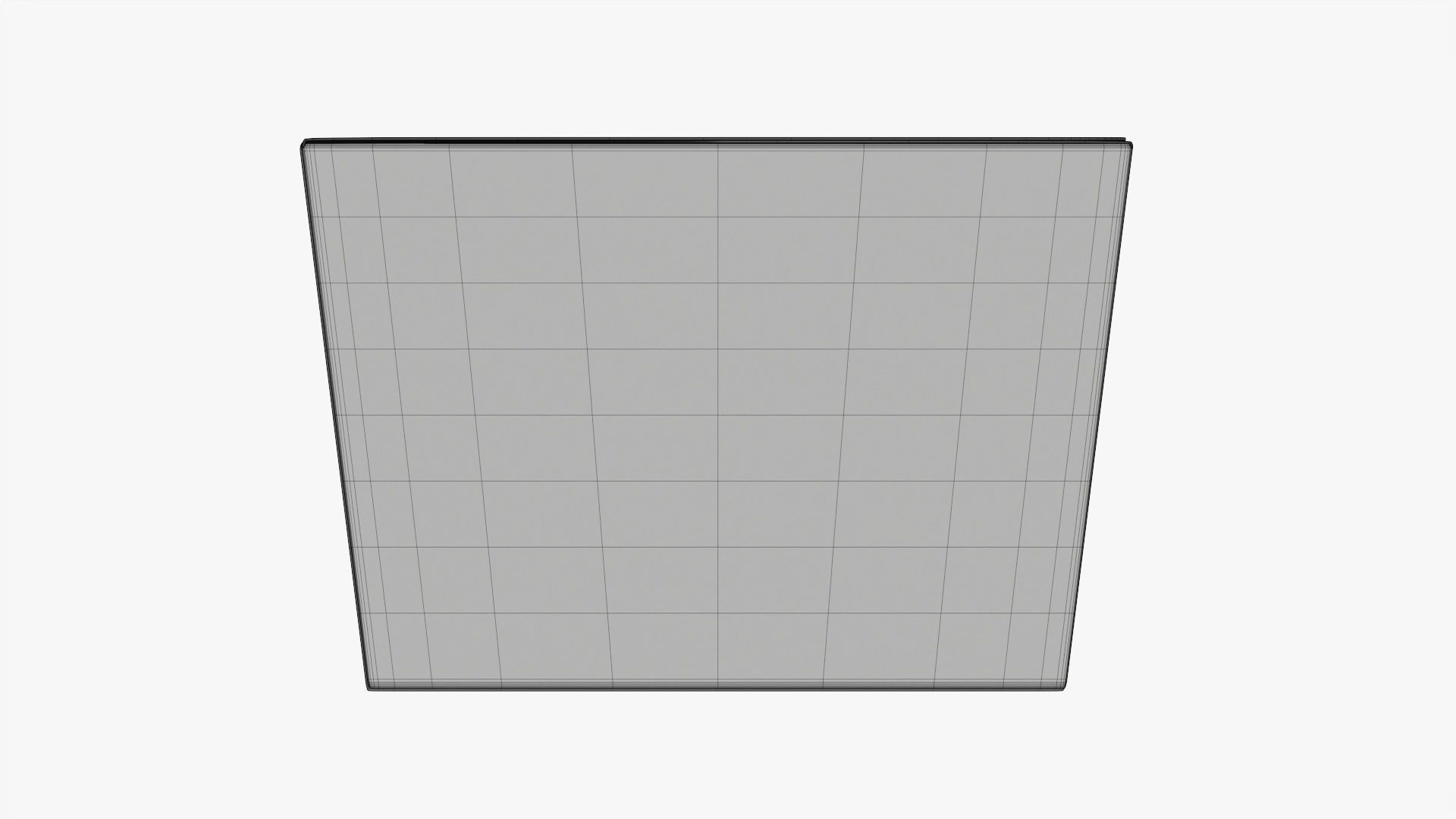 High long paper box mockup 3D model_10